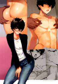 Persona 5 dj Yaoi Uncensored Threesome BL Manga (2)